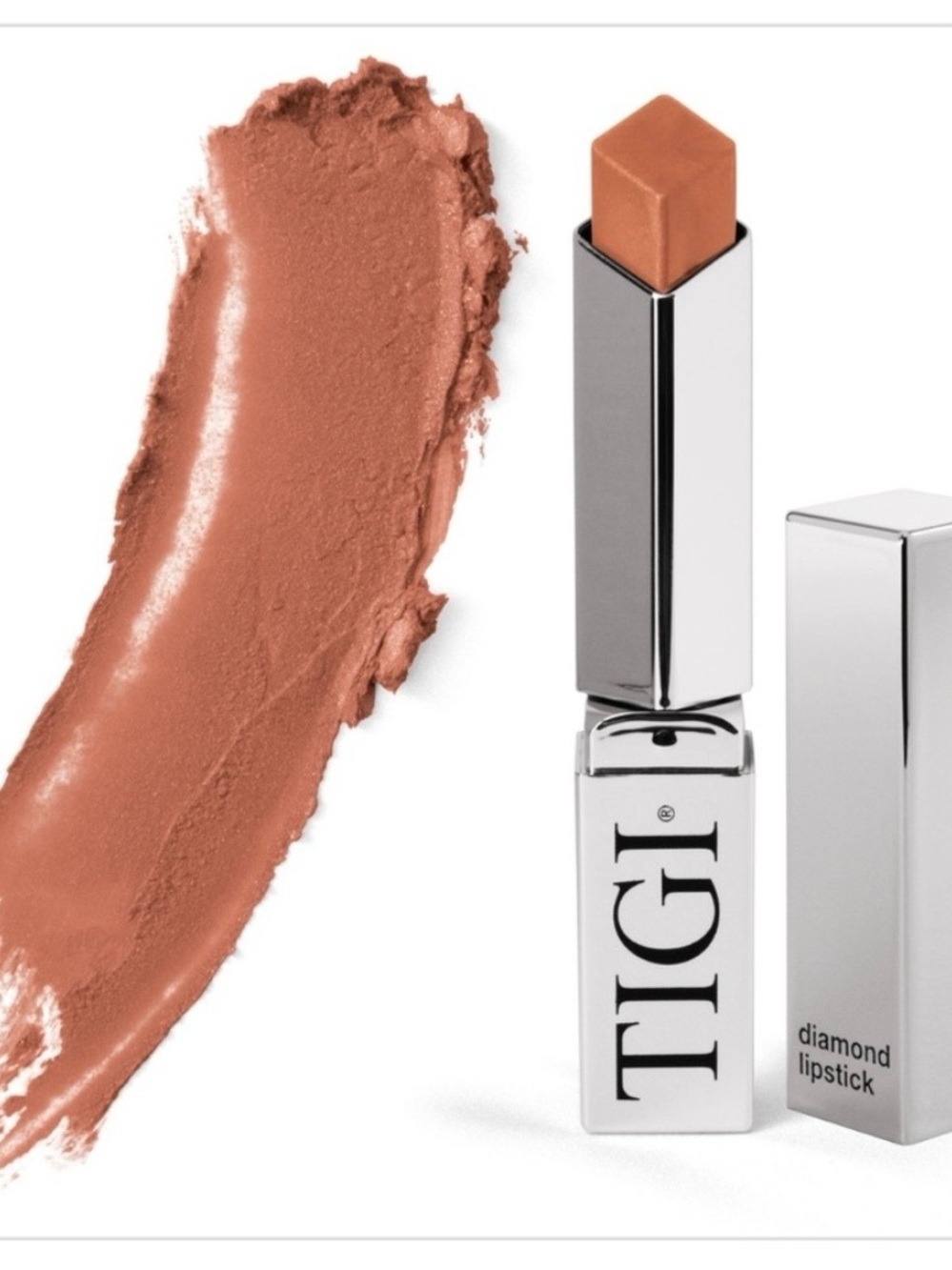 TIGI Diamond Lipstick Neutral Happiness Shade Full Size 0.14 oz NEW